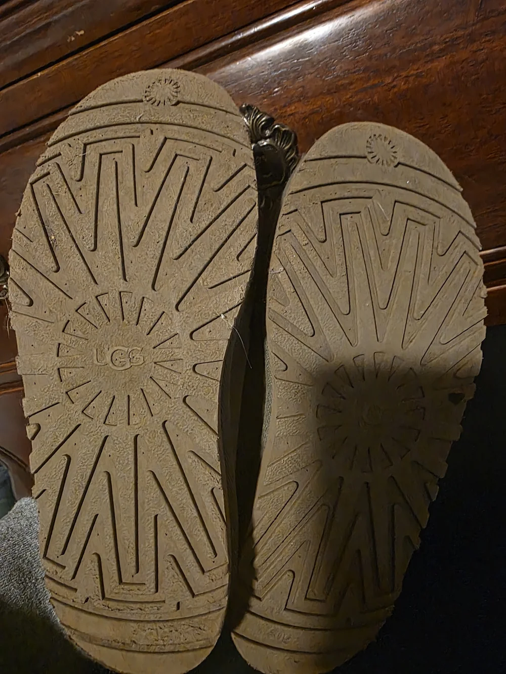 Kid's Slip-On Suede Clog in Olive with Contrasting Trim